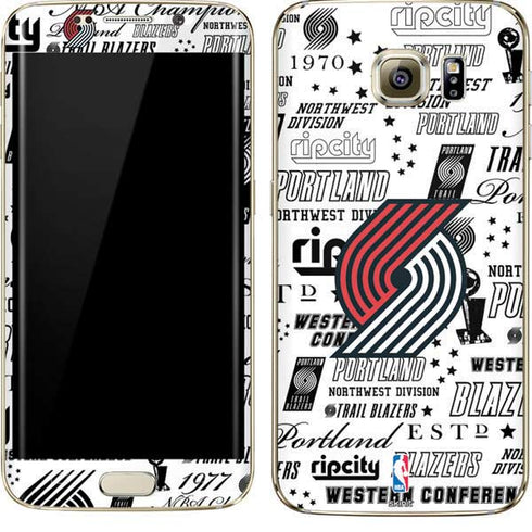 NBA Portland Trail Blazers Historic Blast Galaxy S7 Edge Skin